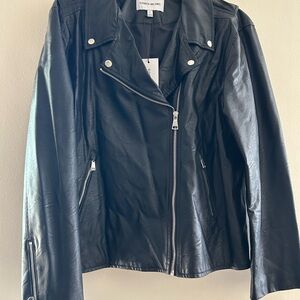 Elizabeth and James imitation Leather Jacket